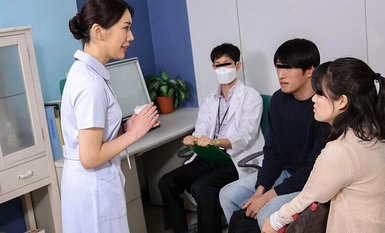 DANDY-915 - "与英俊患者独处采精室！因意外射精而无法采集精子的成熟护士向我道歉，并帮助我进行第二次精液检测" VOL.7