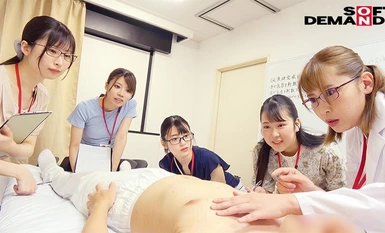 [モザイク破壊]SDJS-223 全裸男性を複数名の着衣SOD女子社員がじっくり恥じらい研究報告 真剣チクビ囲み実験 SOD性科学ラボ REPORT18 敏感反応に戸惑いながらも膨らむ乳首と脈打ちペニスから目が離せない19名