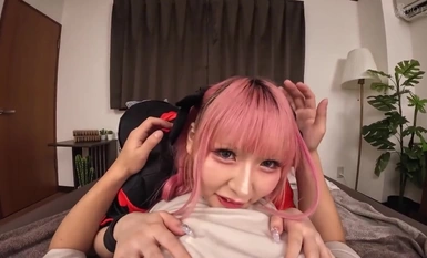 VOTAN-094 [我被告知要嘻嘻哈哈] 来自身患暗疾的离家出走者的报答 #Kurumi Ryohana #POV 专长 #VR 感觉甚至没有护目镜 [POV] 一个身患暗疾的离家出走者来到我家，和我做爱直到我的蛋蛋被掏空，说她是在报答我的恩情。