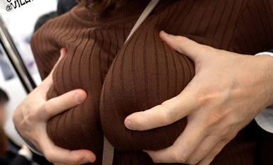 [马赛克破坏]IRO-55 "白云悠 "猥亵列车--针织连衣裙人妻被粘合剂跟踪狂相川咲盯上了