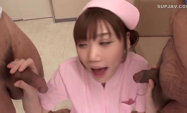 [モザイク破壊]WANZ-061 Jカップ爆乳ナース むぎゅむぎゅ病棟ハレンチ看護 上原保奈美