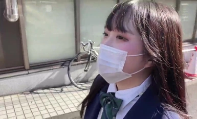 534CRT-065 Memakai selama 12 jam [Tangkapan gambar peribadi] Seorang gadis yang memakai seluar lavender memakai spats_Saya melakukannya secara langsung dan akhirnya melakukan itu.