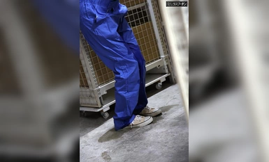 DRPT-060 作業服（つなぎ）の中を全裸にされ恥ずかしがりながらもバイト中何度もイカされる爆乳娘 岡本莉里