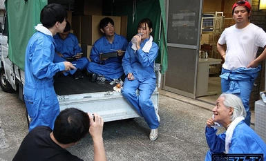 DRPT-060 作業服（つなぎ）の中を全裸にされ恥ずかしがりながらもバイト中何度もイカされる爆乳娘 岡本莉里