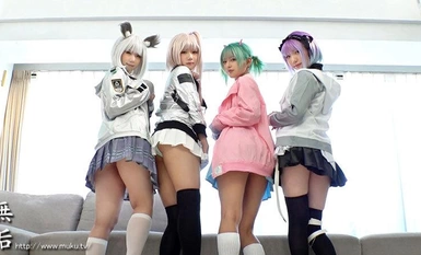 [Mosaic Destruction] MUKC-047 美女热舞 Cosplay，沉浸在 Nakadashi Mating - Complete Clothed 8P Orgy 中。