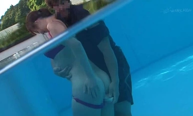 [モザイク破壊]NHDTB-008 中出しプール痴● 水中バイブ羞恥SP