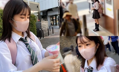 383NMCH-078 顔出し【個人撮影】あどけなさが残るセフレちゃんとのハメ撮り映像_シャワー中の様子もこっそり撮影しちゃいましたw