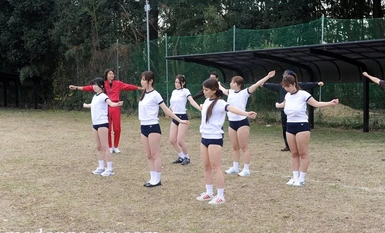 [Mosaic Destruction] JUC-521 Measured Big Tits Wives - Shameful Mature Bloomers Sports Test Edition - Emily Momoka, Naho Hazuki