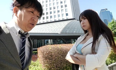 CRNX-106 [4K] 穿透明紧身衣的大胸老板三田樱的强力骚扰和淫荡诱惑。