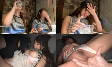 [モザイク破壊]GESY-032 驚愕の巨乳！大きすぎて服の縦縞が不思議なだまし絵にも見える酒豪Iカップ美人！さくら