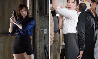 [马赛克破坏] MIDV-664 落入春药中桥淫乱列车的高贵美女特工中村妙