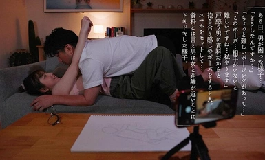 MOON-023 Mai Hanakari menghabiskan masanya untuk melakukan hubungan seks dengan pembantu artis manga yang merupakan seorang gadis berkaca mata yang agak miang.