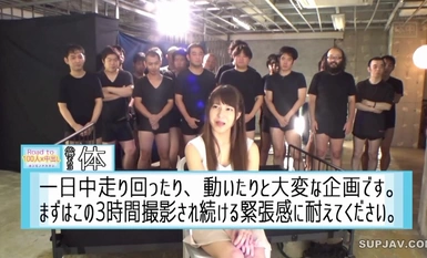 [모자이크 파괴]KRND-035 100명 × 질내사정 도전 프로젝트! 30명의 남자들에게 생으로 섹스당해 신음소리를 내면 바로 질내사정! 3시간 내구성 구속 질질질식 자궁 질식 대량 질내 사정 오기노 마이