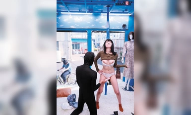 SDMM-166 マジックミラー号 漕げば漕ぐほど振動が強くなる魔改造電マでマネキンチャレンジ！敏感ま○こを刺激され我慢出来ずに頑張る彼氏の目の前で寝取られSEX