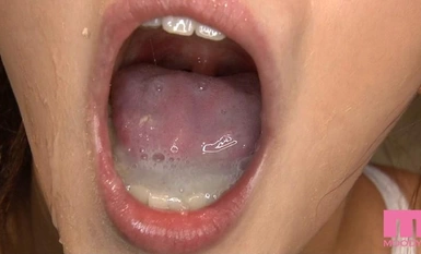 [Mosaic Destruction]MIGD-583 Tremendous Tongue Shooting Gokkun - Kazuka Kambata