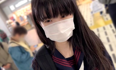 [モザイク破壊]534POK-062 顔出し【個人撮影】経験人数1人。紺セーラー服の低身長_垢抜けないオマ◯コちゃんとの割り切り映像