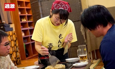 116NHDTB-90403 접객 중 얼굴이 붉어지면서 느끼는 아르바이트생 15 돈자야야의 활기찬 아가씨