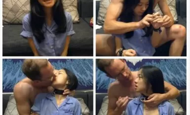 Nữ sinh tóc đuôi ngựa đôi hổ trắng thích gà trống nước ngoài lớn ở độ tuổi trẻ như vậy và được huấn luyện như một con chó cái để ăn và nuốt tinh dịch 720P không có hình mờ