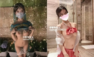 可御姐可蘿莉頂級女神〖姜兔兔〗你的女神我的母狗~小母狗越是被羞辱越喜歡，被大雞巴爸爸頂穿 (3)
