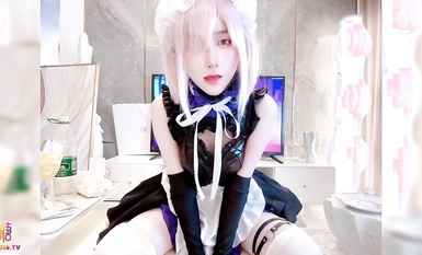 珍惜资源香草猫娘cos玩弄嫩穴骑在玩具上自己动直到高潮