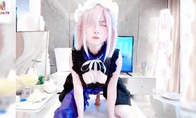 珍惜资源香草猫娘cos玩弄嫩穴骑在玩具上自己动直到高潮