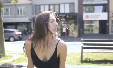 Tiếp xúc với đường phố và đi bộ khỏa thân Bralessforever (Bitchinbubba) loạt lựa chọn tốt nhất (3)