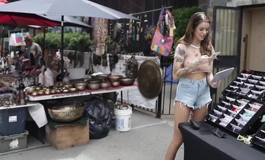 Tiếp xúc với đường phố và đi bộ khỏa thân Bralessforever (Bitchinbubba) loạt lựa chọn tốt nhất (10)