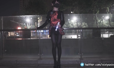 高顏值偽娘@曦曦(xixiyaxixi)尺度露出作4K合集 (16)