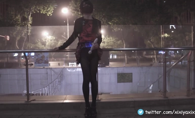 高顏值偽娘@曦曦(xixiyaxixi)尺度露出作4K合集 (16)