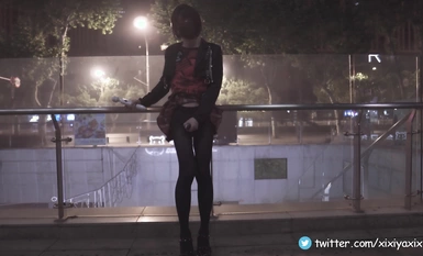 高顏值偽娘@曦曦(xixiyaxixi)尺度露出作4K合集 (16)