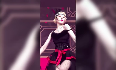 Korean girl group (G)I-DLE member @叶书华 exposed herself while dancing