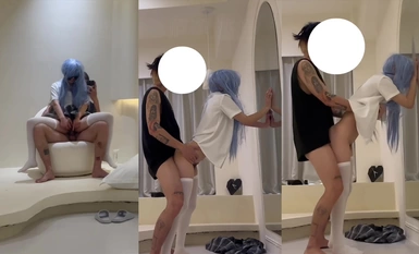 推特人類殘次品 極品藍色白絲 JK 妹妹