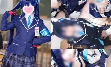 Blue Archive Celica Cosplaying  multiple orgasm mating sex