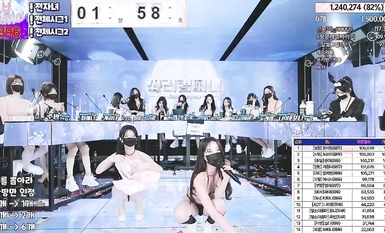 韩国BJ女团【Jinricp】裸舞直播秀(2)