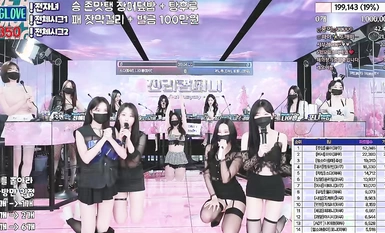 Korean BJ girl group [Jinricp] nude dance live show (3)