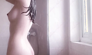 極品身材學姐女神『小D姐姐』-洗澡