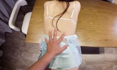 Lindainlove 식탁에서의 섹스!