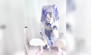 Twitter 최고의 대비 로리 Xiaoling-chan (Nai-chan) 셀프 터치 및 3 개의 슈퍼 핑크색 부드러운 BB로 BB를 질에 삽입 01X.LJ (4)