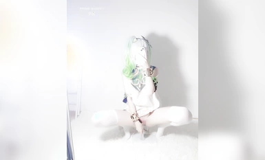 Twitter, kontras muktamad, Loli Xiaoling-chan (Nai-chan), menyentuh dan memasukkan pukinya, BB merah jambu super dan lembut, tiga bom 01X.LJ (8)