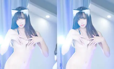 噛みつきの小さなウサギがウサギの女の子を噛む - 地元の大富豪のカスタムヌードダンスが流出 - 猫の散歩がかわいい