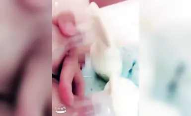 สุดยอดเทพเก้าเศียร! คนดังใน Twitter ที่มีหน้าอกใหญ่ตามธรรมชาติ [Qing Zi] ถ่ายแบบส่วนตัวในกลุ่มสวัสดิการและมีนมเพียงพอหลังคลอดขายในกลุ่ม 720p