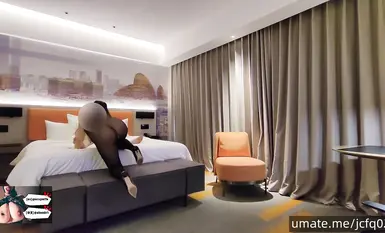 Julai 2024 Twitter Awek [E-Isteri di Rumah] bab tarian stoking hitam terkini, tiada siapa yang dapat menahan tarian yang menggoda, saya mahu menjatuhkannya dan menidurinya!