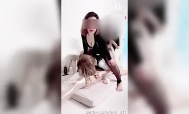 ✨【重度BDSM】韓國巔峰女S「Yerin」OF重度調教私拍 男女奴一邊做愛一邊受刑，大幅超越常規調教【第五彈】 (16)