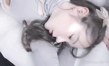 "Current Affairs" Japanese Couple's Adult Film Makes Nearly 100 Million - The White Tiger's Young Pussy is Fucked, and the Hot Semen Covers the Little Pink Pussy