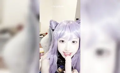 極品人形小母狗！推特露臉可欲可甜清純00後福利姬【香蕉不吶吶】最新VIP訂閱，臉逼同框各種紫薇 (2)