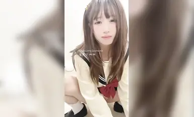 최고의 작은 인간형 개년아! 트위터에 보이는 얼굴은 달콤하고 순수하고, 00 이후 복지 소녀 [바나나 부나나] 최신 VIP 구독, 얼굴은 온갖 백일홍과 같은 프레임에있다 (3)