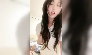 Childlike, big-breasted, pure school beauty [Meow Lolita] masturbates her little pink pussy (10)