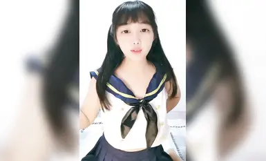 Pelajar perempuan muda dengan ekor kuda berkembar [Donut] merebak faraj dan melancap abalon lembut merah jambu (5)