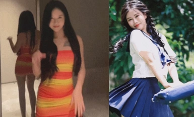 2005년에 태어난 광저우의 탑 콘트라스트 소녀 [Qingqing]은 자신이 이렇게 섹시할 수 있다고는 상상도 하지 못했습니다. 그녀는 야외에서 섹스를 하고, 변장한 스타킹과 소품을 입고 섹스를 하고, 영화관에서 섹스를 했습니다. 정말 즐거웠어요! (1)