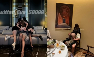 推特网红九头身极品女神【Eve_S8899】超强精液收集器，多男多女群P圣水调教玩出高端(3)